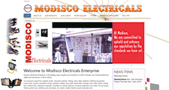 Desktop Screenshot of modiscoelectricals.com