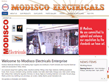 Tablet Screenshot of modiscoelectricals.com